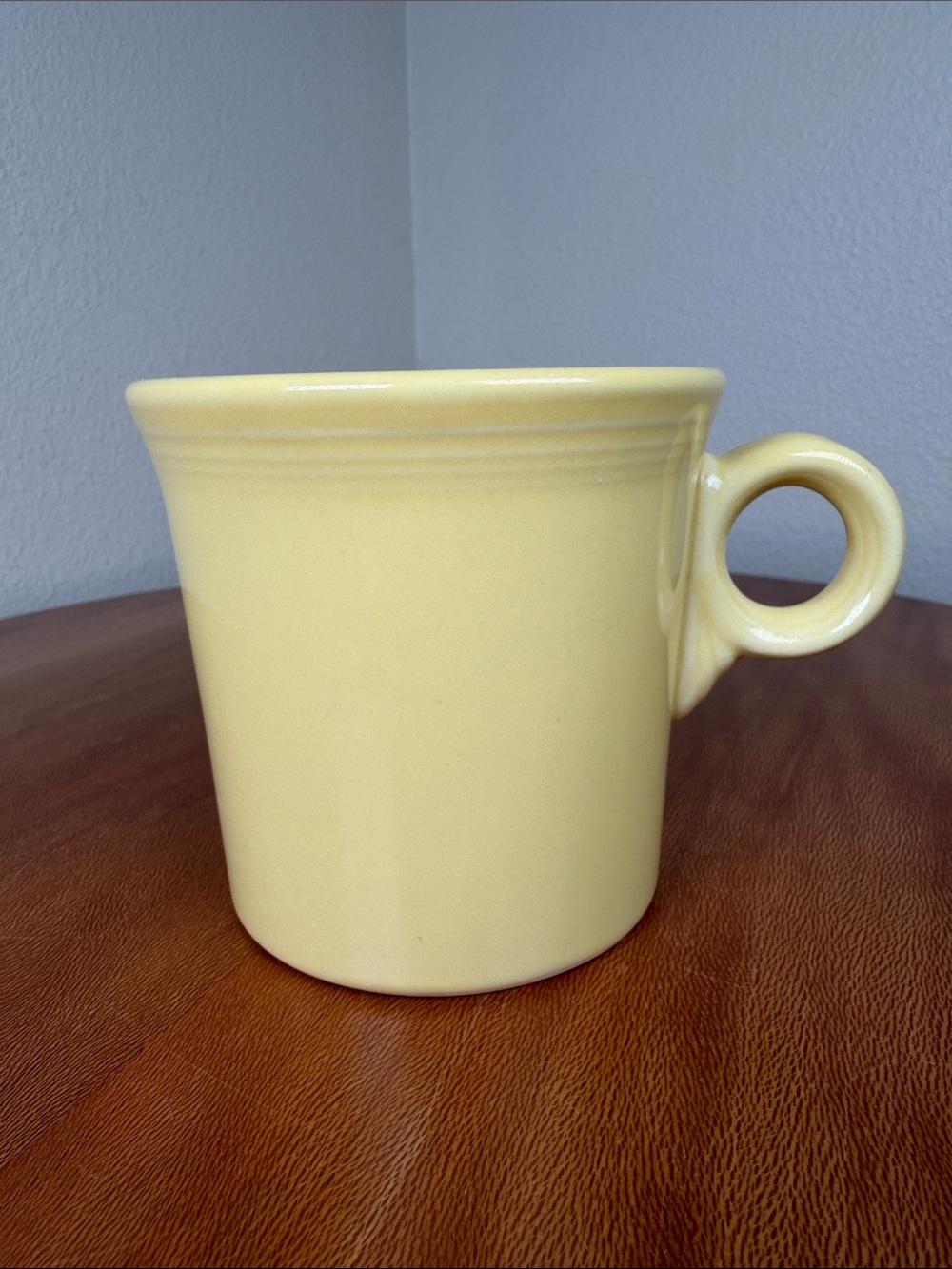 Fiesta Ware O-Ring Handle Pale Yellow Homer Laughlin Cottagecore